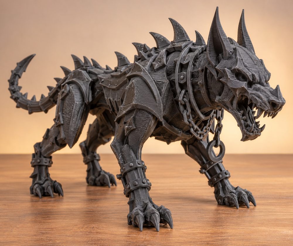 Hellhound 3D Printing Creative Design Inspiration