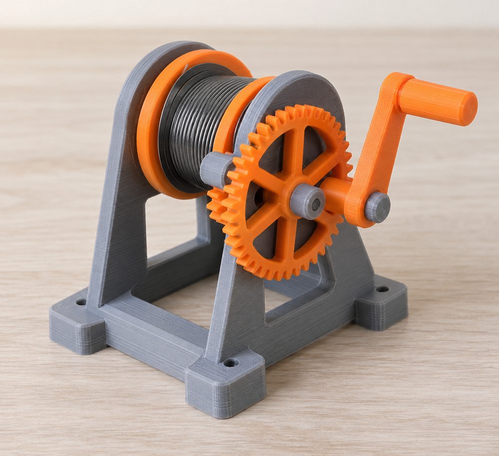 Pla Spring Motor Demonstrator Inspirasi desain kreatif untuk pencetakan 3D