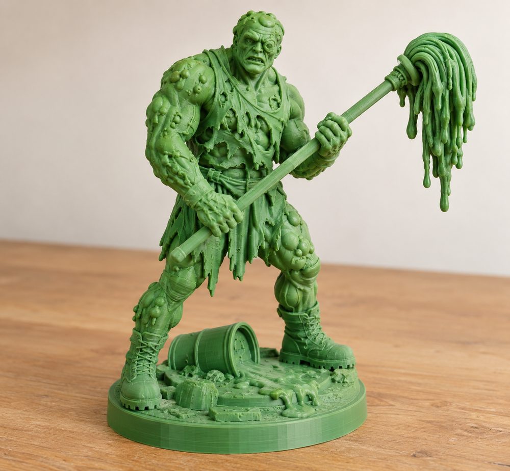 Toxic Avenger Inspiración de diseño creativo para impresión 3D
