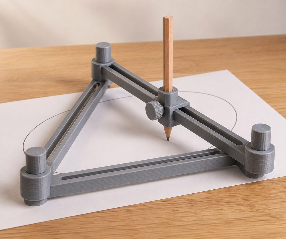 Trammel Of Archimedes إلهام تصميم إبداعي للطباعة ثلاثية الأبعاد