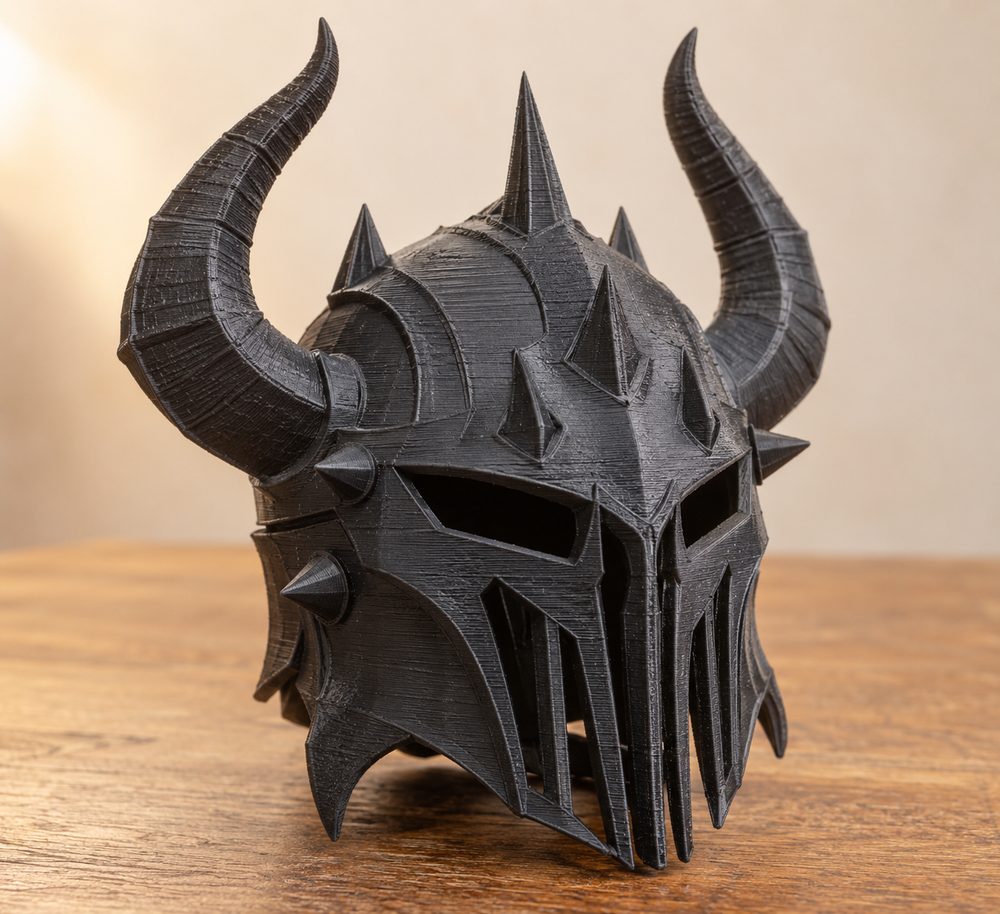 Chaos Helmet 32Mm Dnd 3D प्रिंटिंग के लिए रचनात्मक डिजाइन प्रेरणा