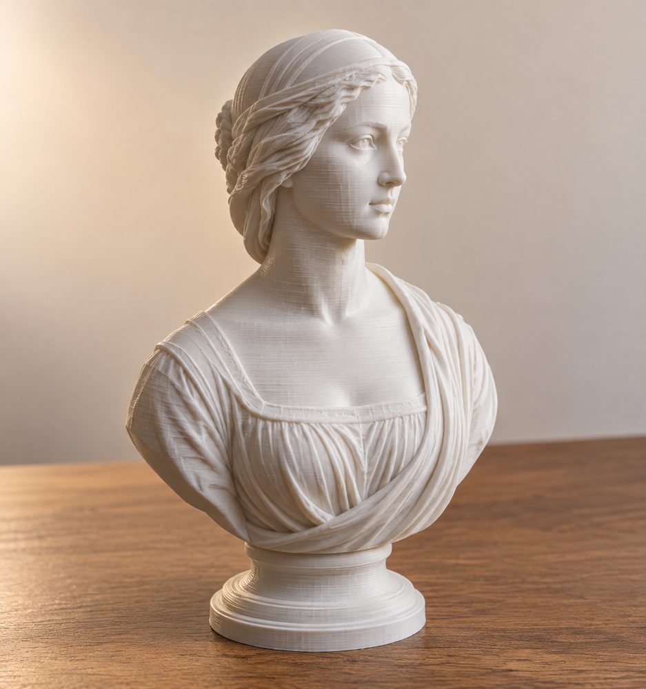 Portrait Of The Artist S Wife إلهام تصميم إبداعي للطباعة ثلاثية الأبعاد