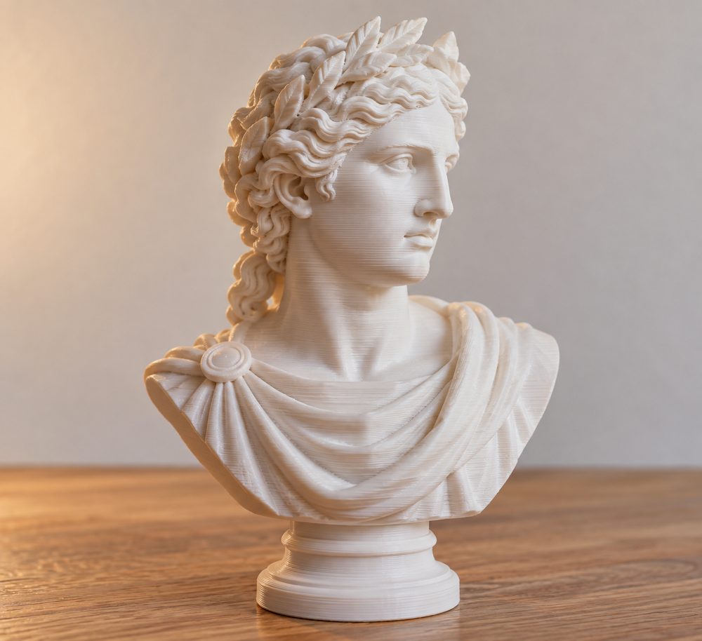 Head Of Artemis Or Apollo 3D Printing Creative Design Inspiration