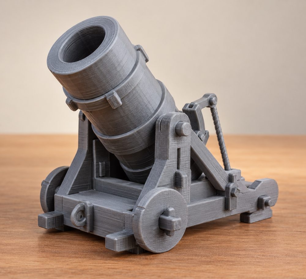 Vinci Artillery Heavy Mortar Duchies Of Vinci Inspiration créative pour l’impression 3D