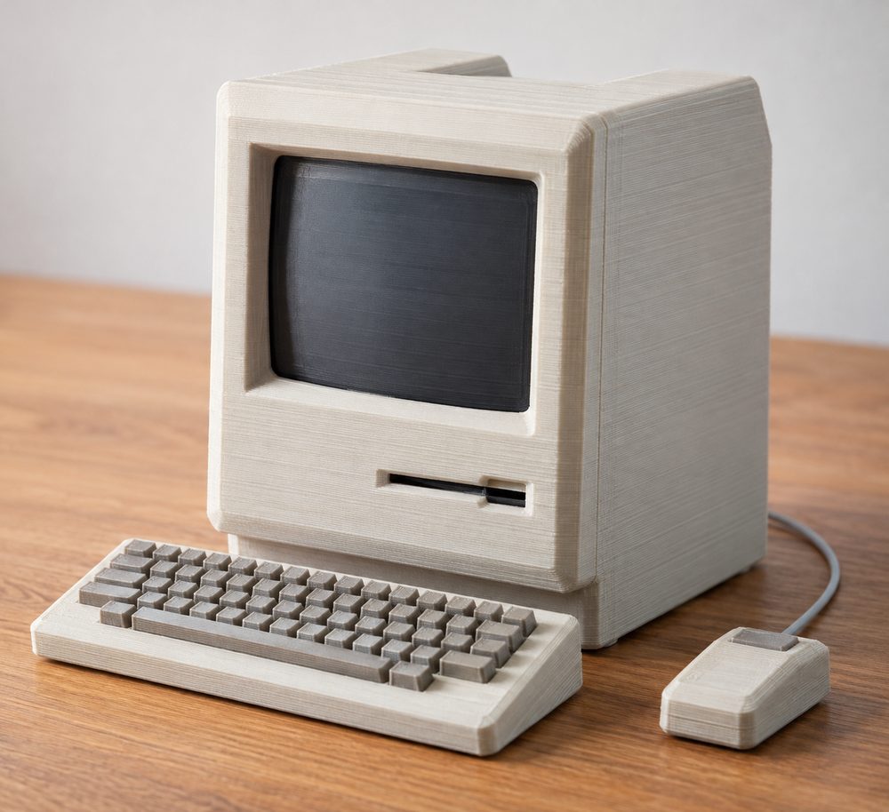 Mac Replica Inspirasi desain kreatif untuk pencetakan 3D