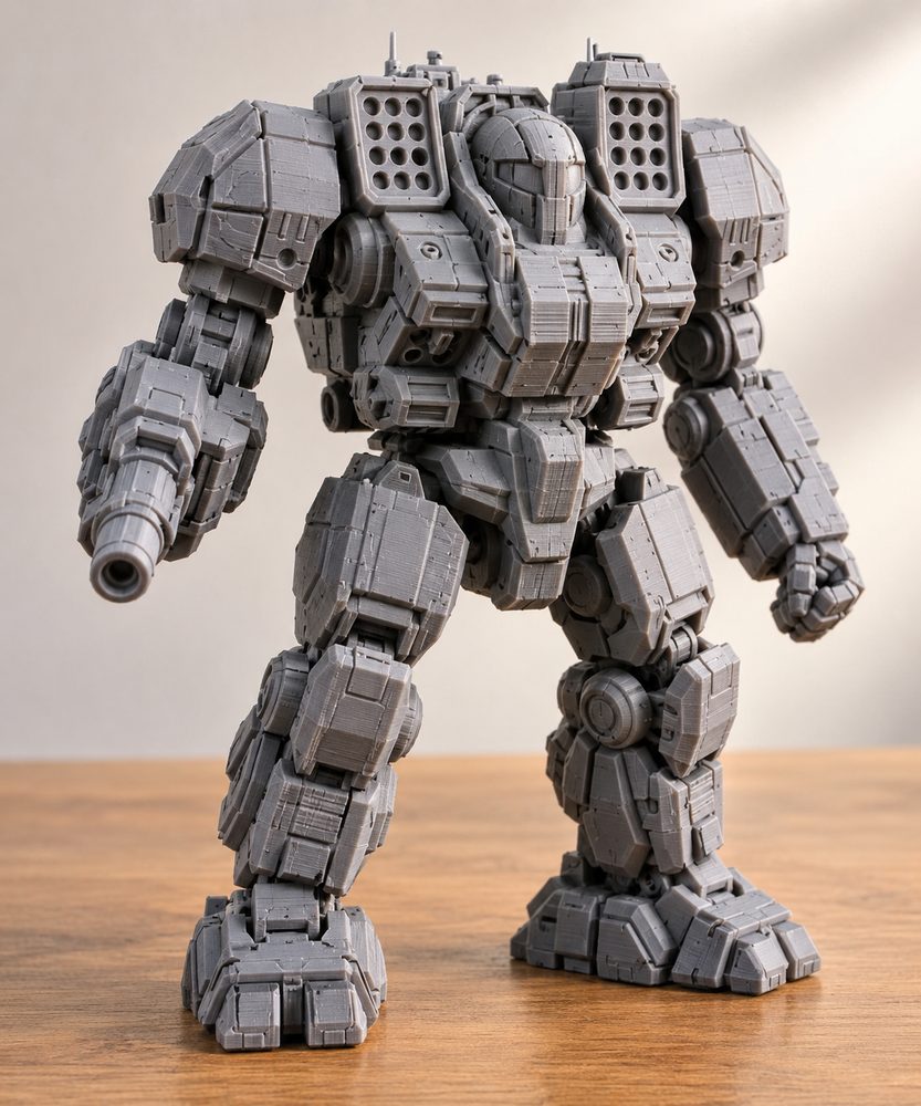 As7 D Atlas Danielle For Battletech إلهام تصميم إبداعي للطباعة ثلاثية الأبعاد