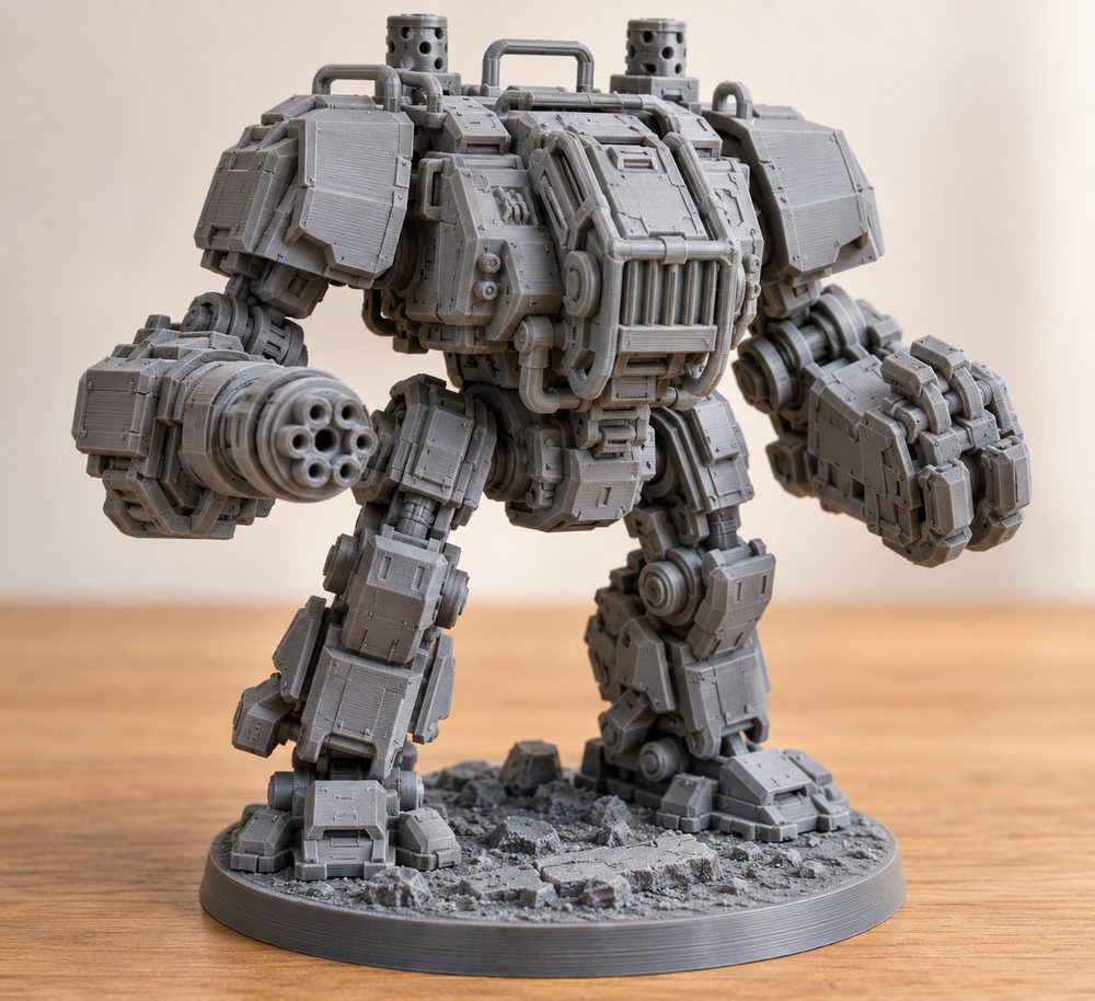 Mech Warpig Class Heavy Frame 67Mm Base Poses Kreative Designinspiration für den 3D-Druck