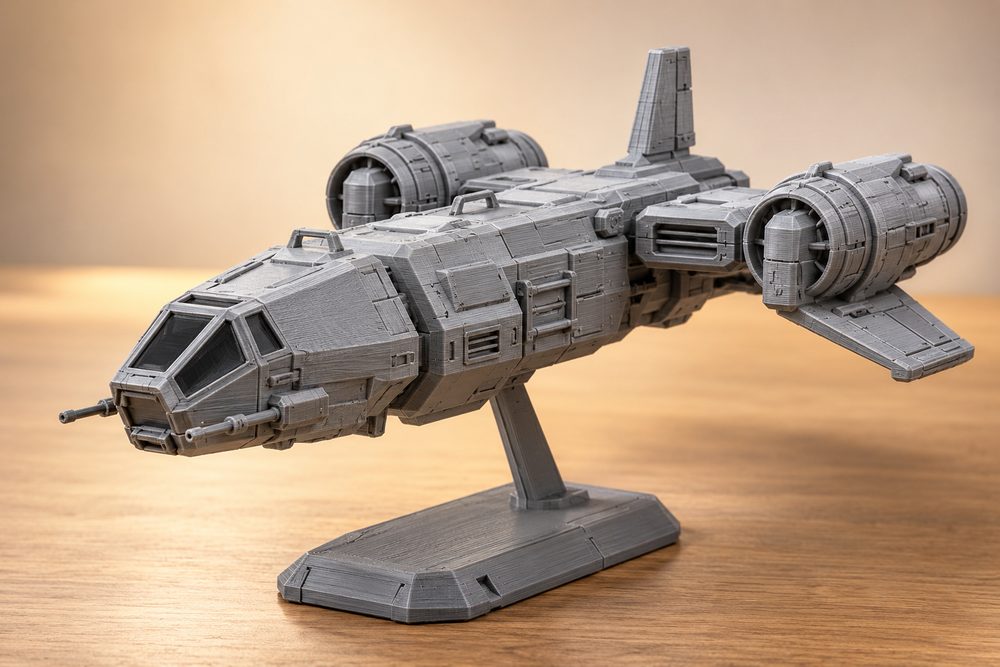 Scout Ship Beta Patrol Variant Tactical Miniatures Inspiração de design criativo para impressão 3D