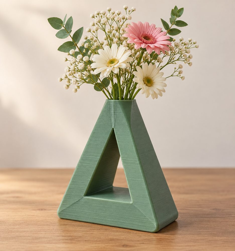 Simple Triangle Vase Kreative Designinspiration für den 3D-Druck
