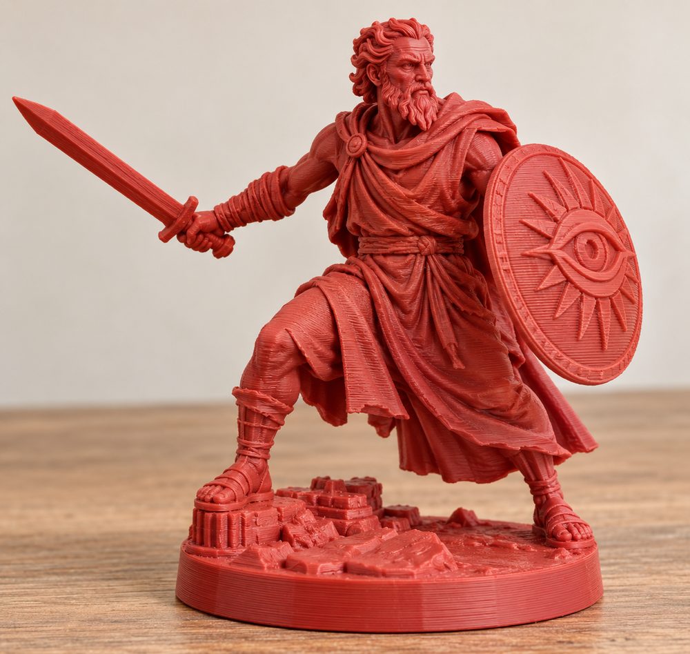 Metrocles Red Gazer The Fighting Philosophers Of Corm Ispirazione di design creativo per stampa 3D