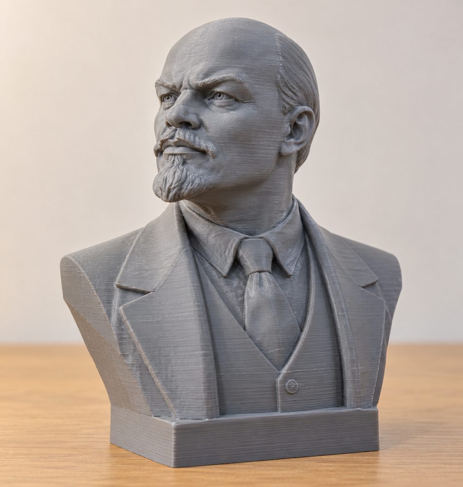 Lenin The Famous Communist Leader 3D Baskı için Yaratıcı Tasarım İlhamı