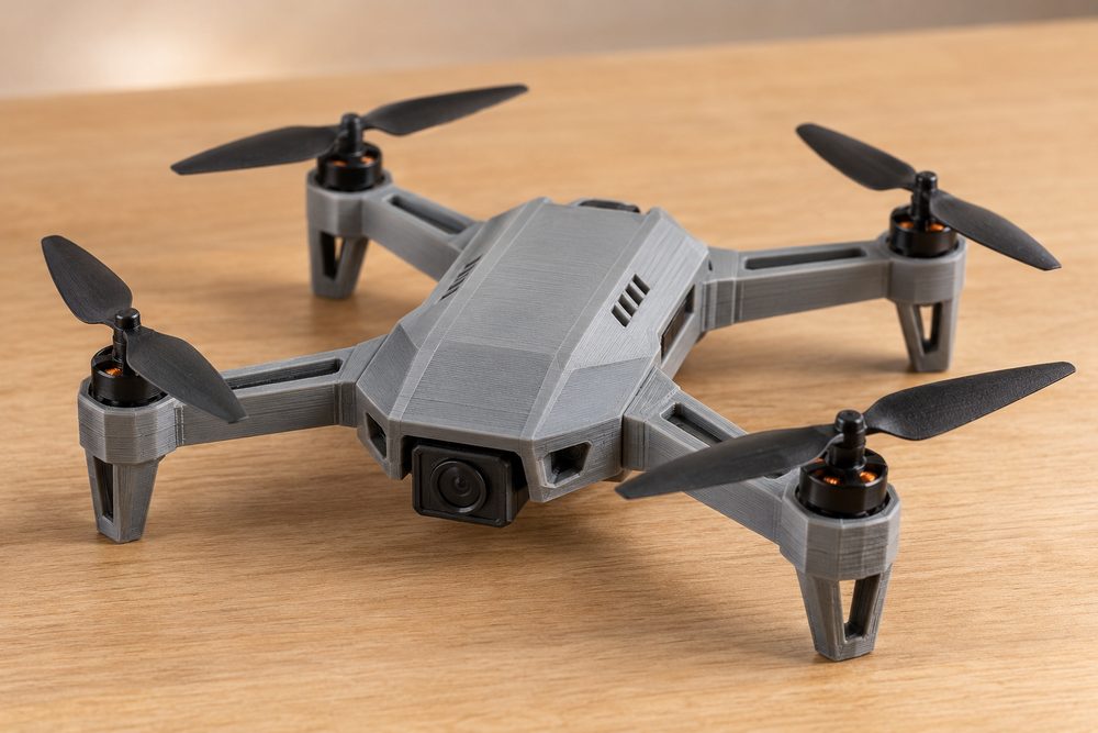 Drone Inspirasi desain kreatif untuk pencetakan 3D