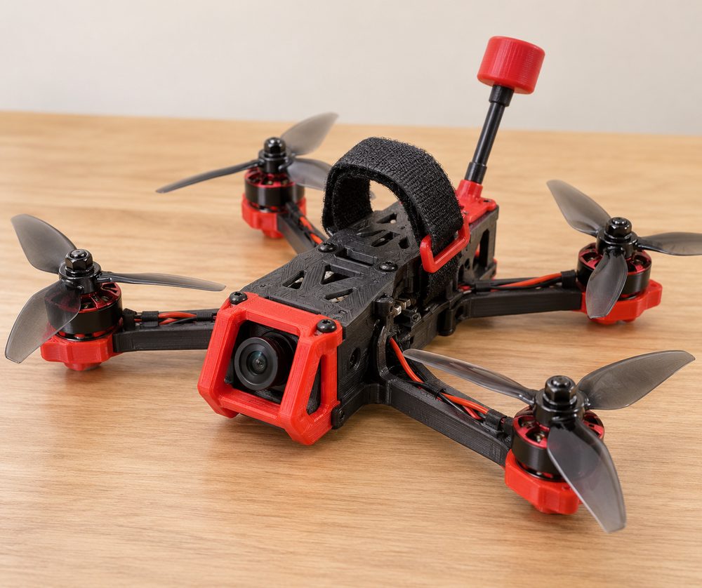 Racing Mini Drones Inspiración de diseño creativo para impresión 3D