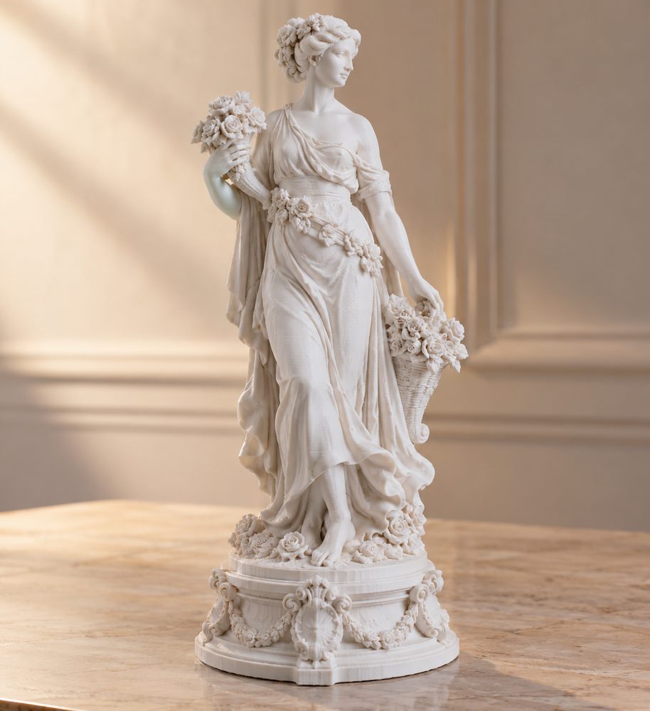 Flora Spring At The Palace Of Versailles France إلهام تصميم إبداعي للطباعة ثلاثية الأبعاد