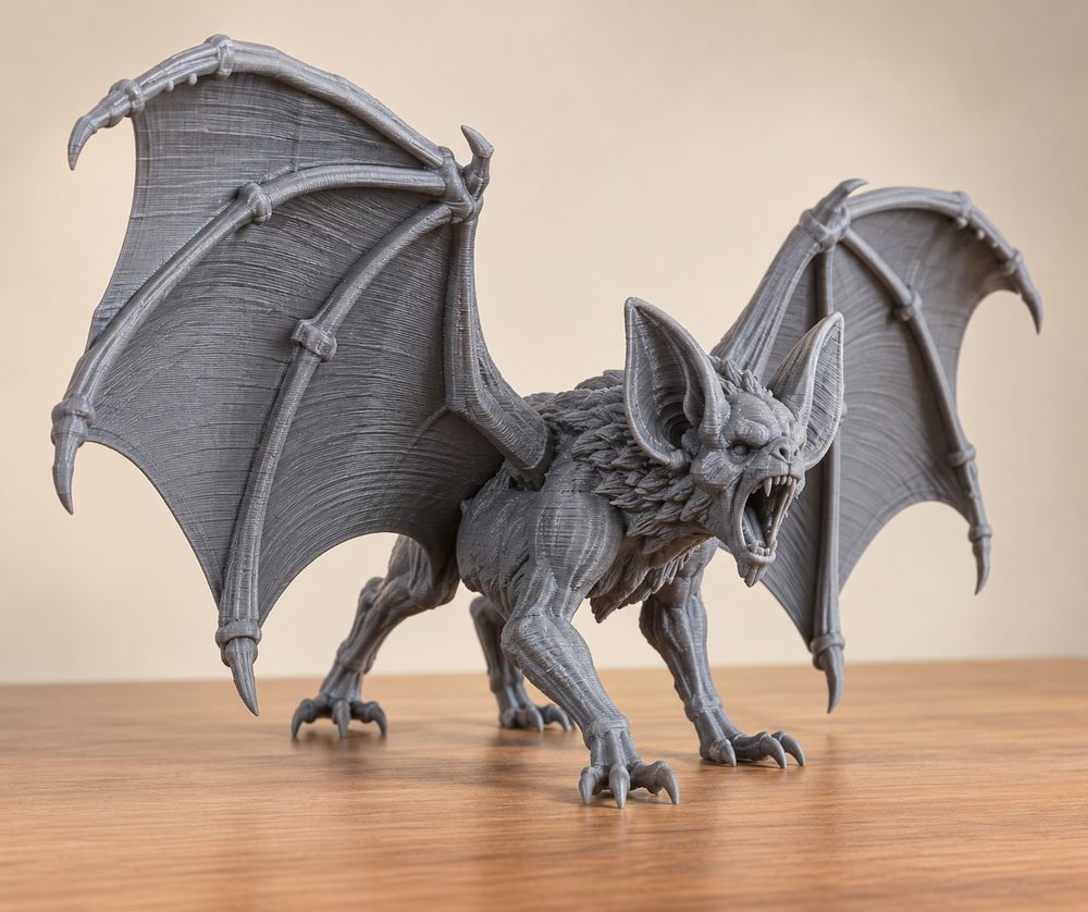 Giant Bat Walking Presupported Inspirasi desain kreatif untuk pencetakan 3D
