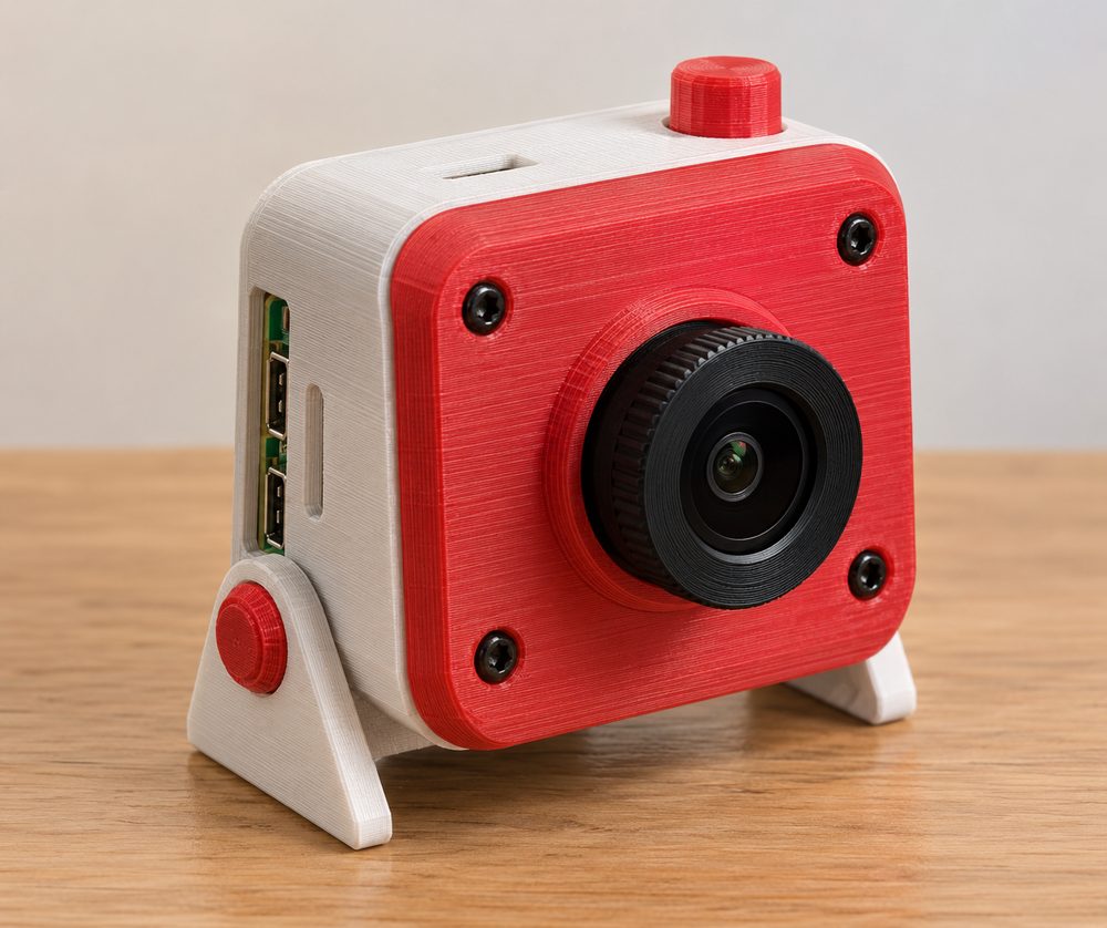 Raspberry Pi Soda Cam إلهام تصميم إبداعي للطباعة ثلاثية الأبعاد