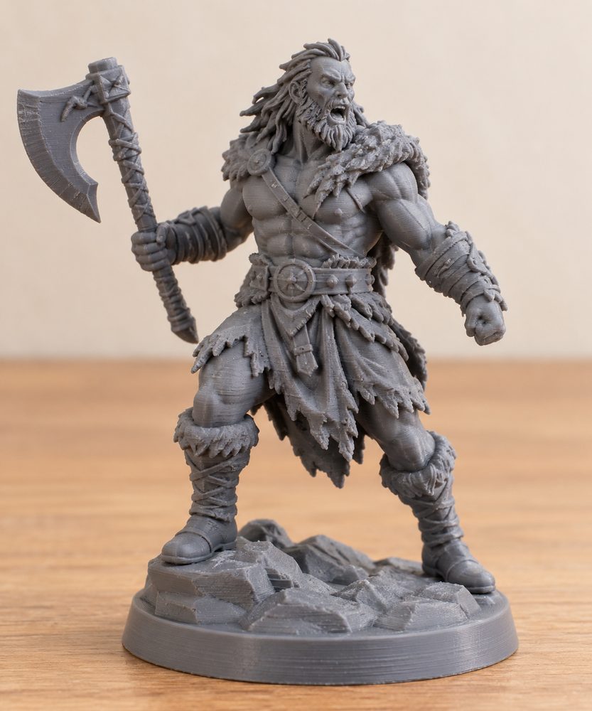 Barbarian 32Mm Dnd Inspiración de diseño creativo para impresión 3D