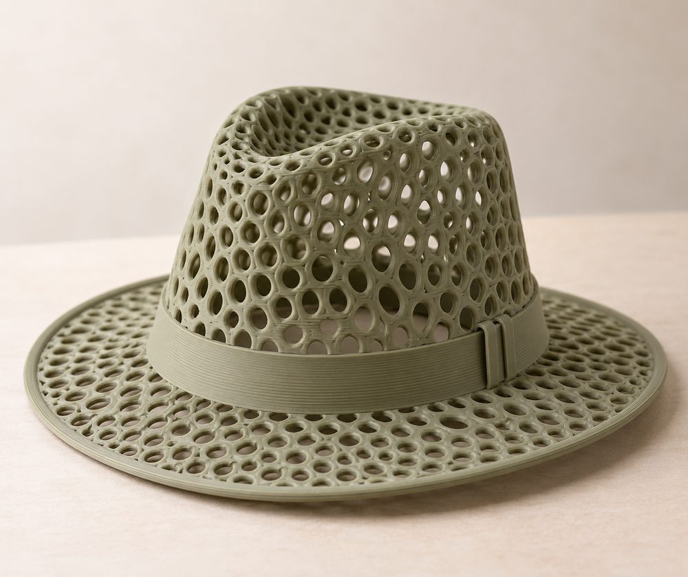 Porous Hat Inspiración de diseño creativo para impresión 3D