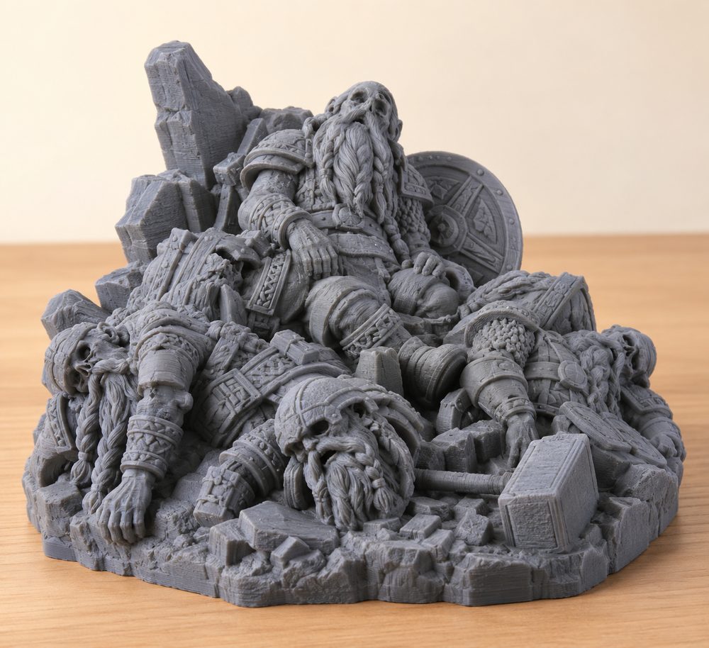 Dead Dwarves Bundle Supportless 3Dプリント創作デザインのインスピレーション