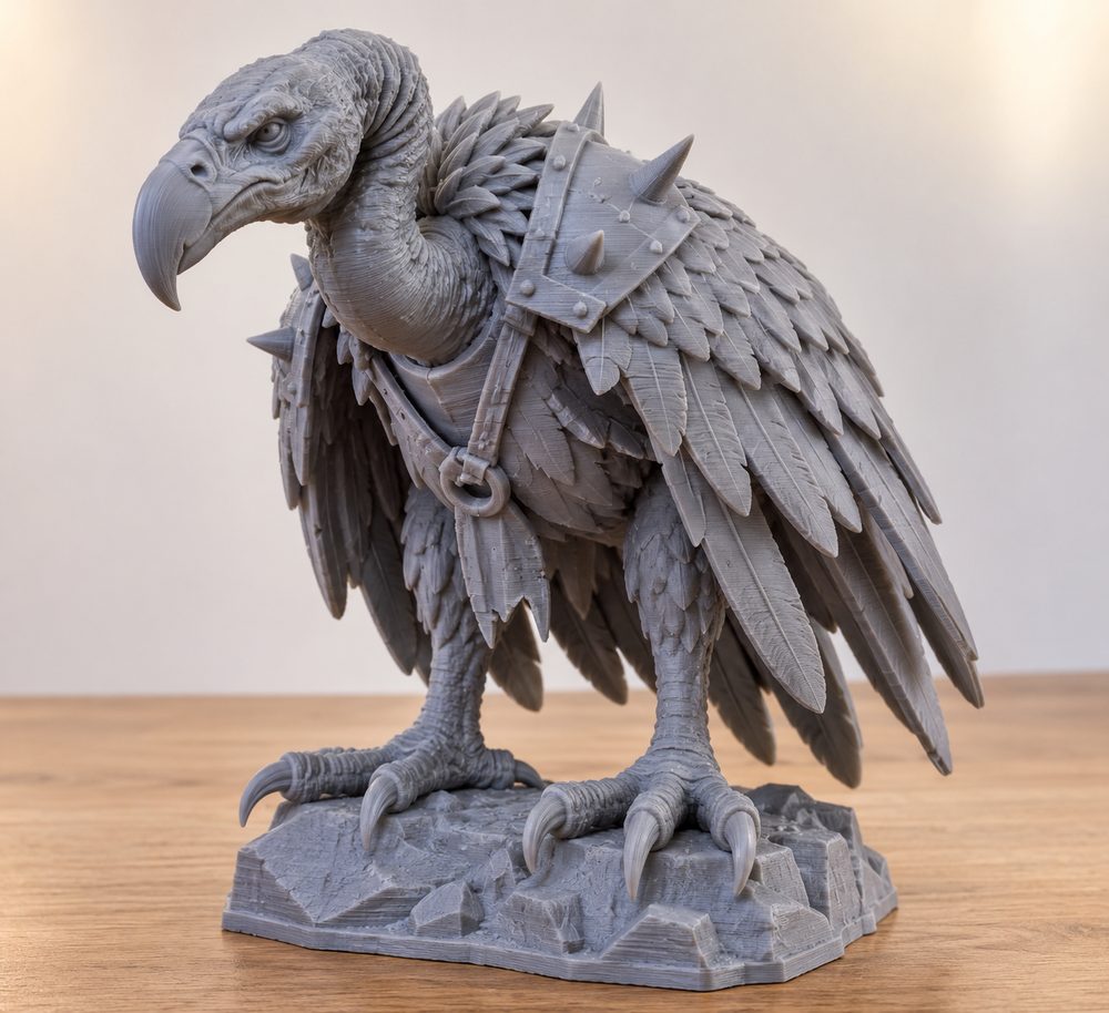 Persian Orc Vulture Support Ready Inspirasi desain kreatif untuk pencetakan 3D