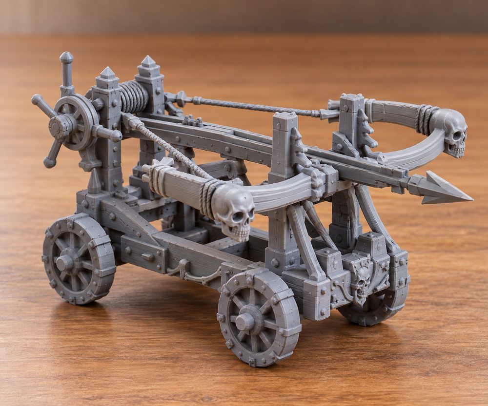 Skeleton Balista 28Mm For Wargame Inspiración de diseño creativo para impresión 3D
