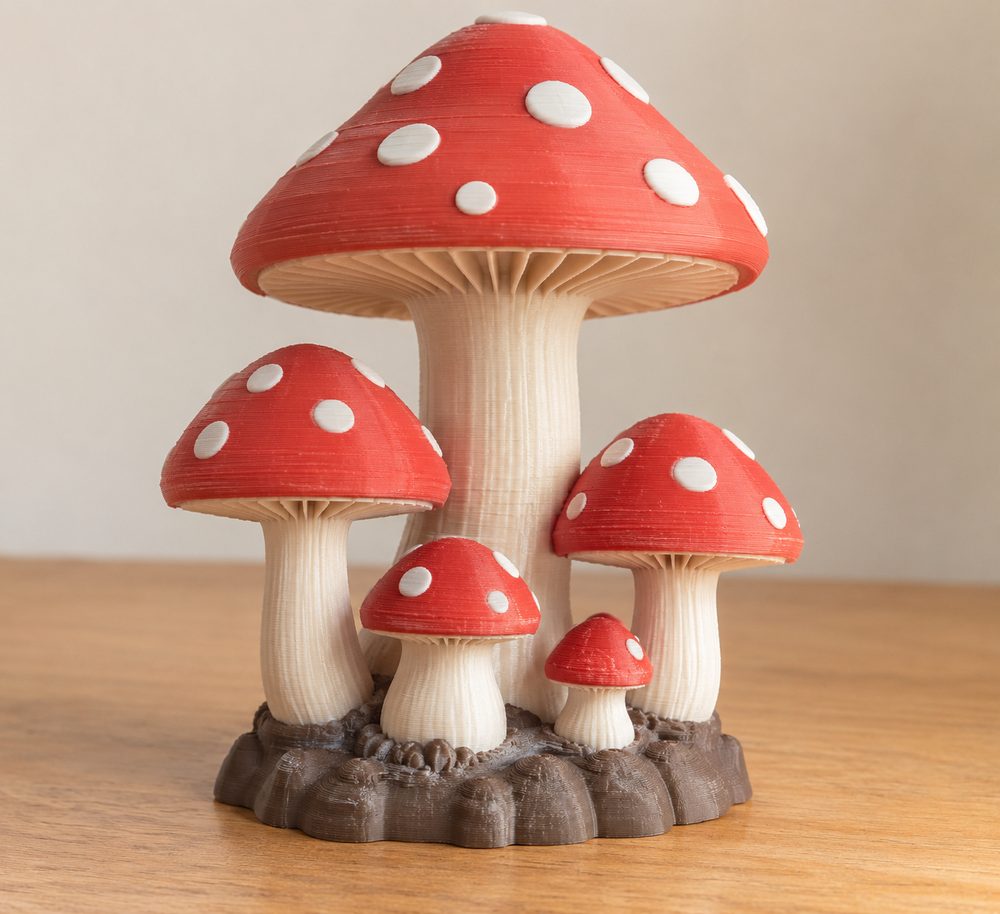 Mushroom Collection Creatieve ontwerpinspiratie voor 3D-printen